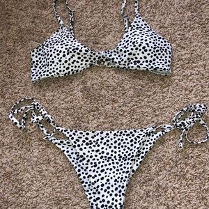 Speckled B & W Bikini